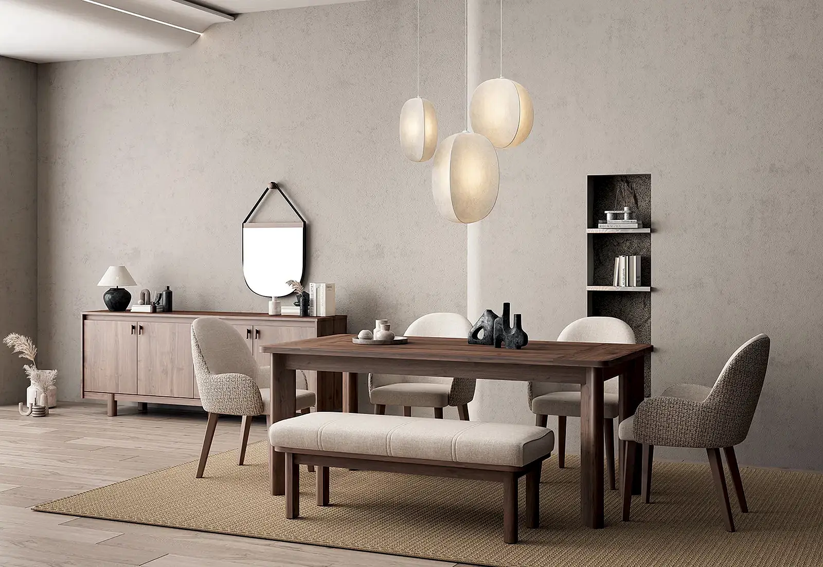 kelebek yemek odası